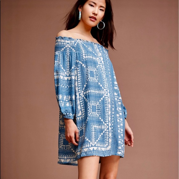 Anthropologie x Plenty by Tracy Reese Off shoulder dress NEW condition Size XL - Picture 1 of 5